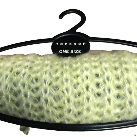 NWT Topshop Multi Color Open Knit Soft Winter Scarf Unisex Outdoor Colorful New - Picture 3 of 6